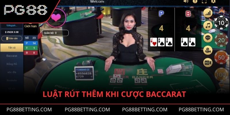 Cách thức chia bài khi chơi Baccarat tại PG88
